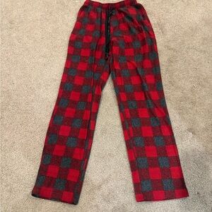 Perry Ellis Red and Black Plaid Pajama Pants